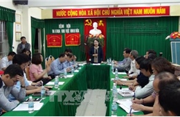 Bộ trưởng Y tế thị sát công tác phòng chống dịch bệnh sau bão 12 tại Khánh Hòa 